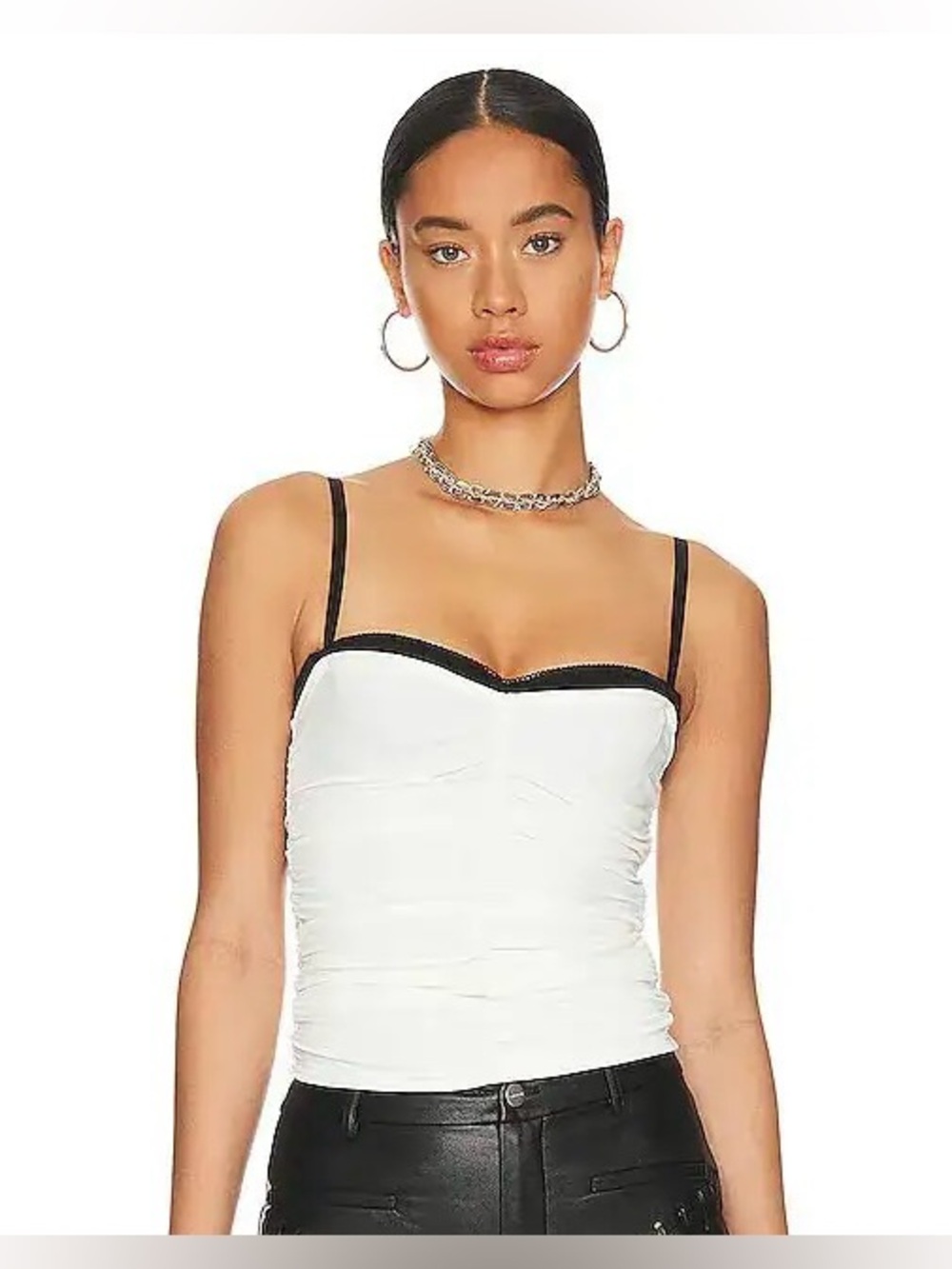 New Miaou Renzo Tube Top in Creme For Women's Size Medium
